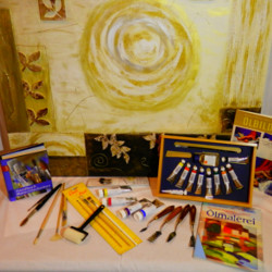 Bastelmaterial zum Malen