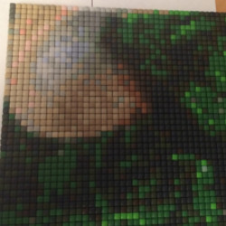 Grundplatte fertig besteckt